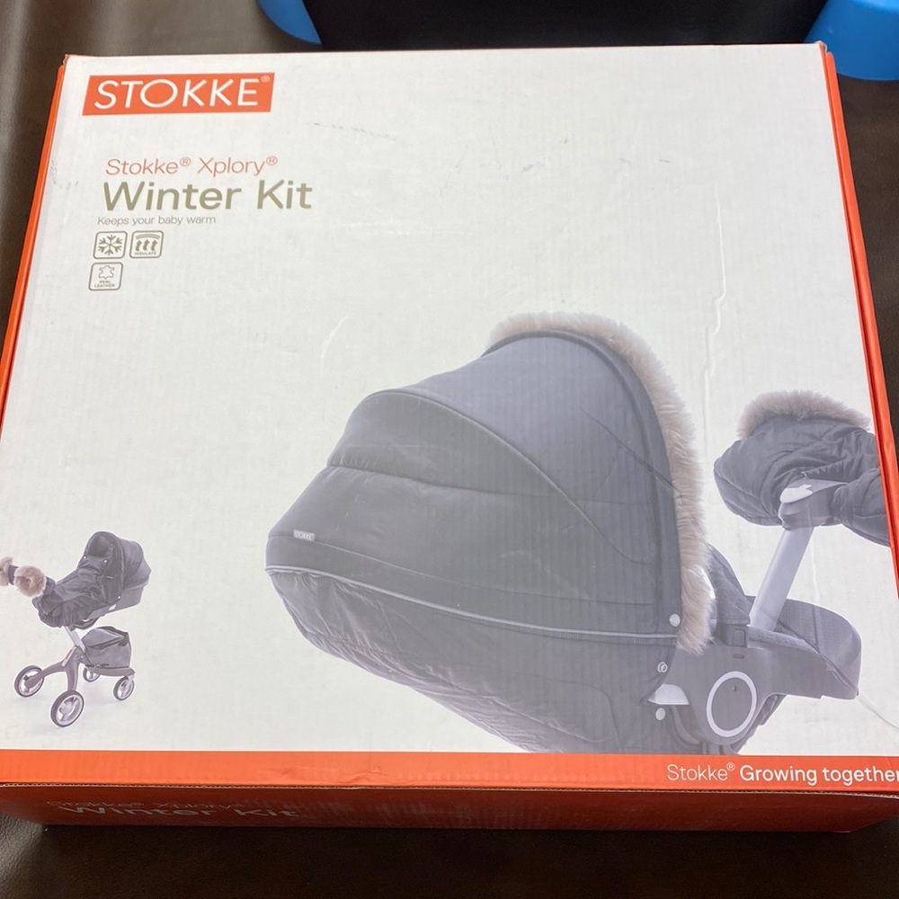 Brand NEW Stokke Xplory, & Stokke Crusi winter kit